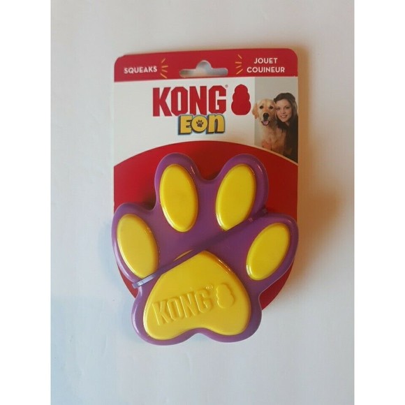 KONG Eon Paw Large Squeaky Fetch & Chew Dog Toy - Picture 1 of 6